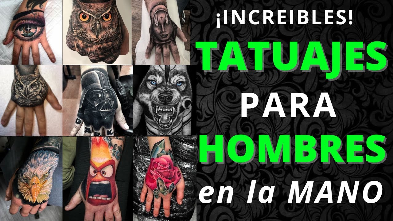 ideas de tatuajes en la mano para hombres