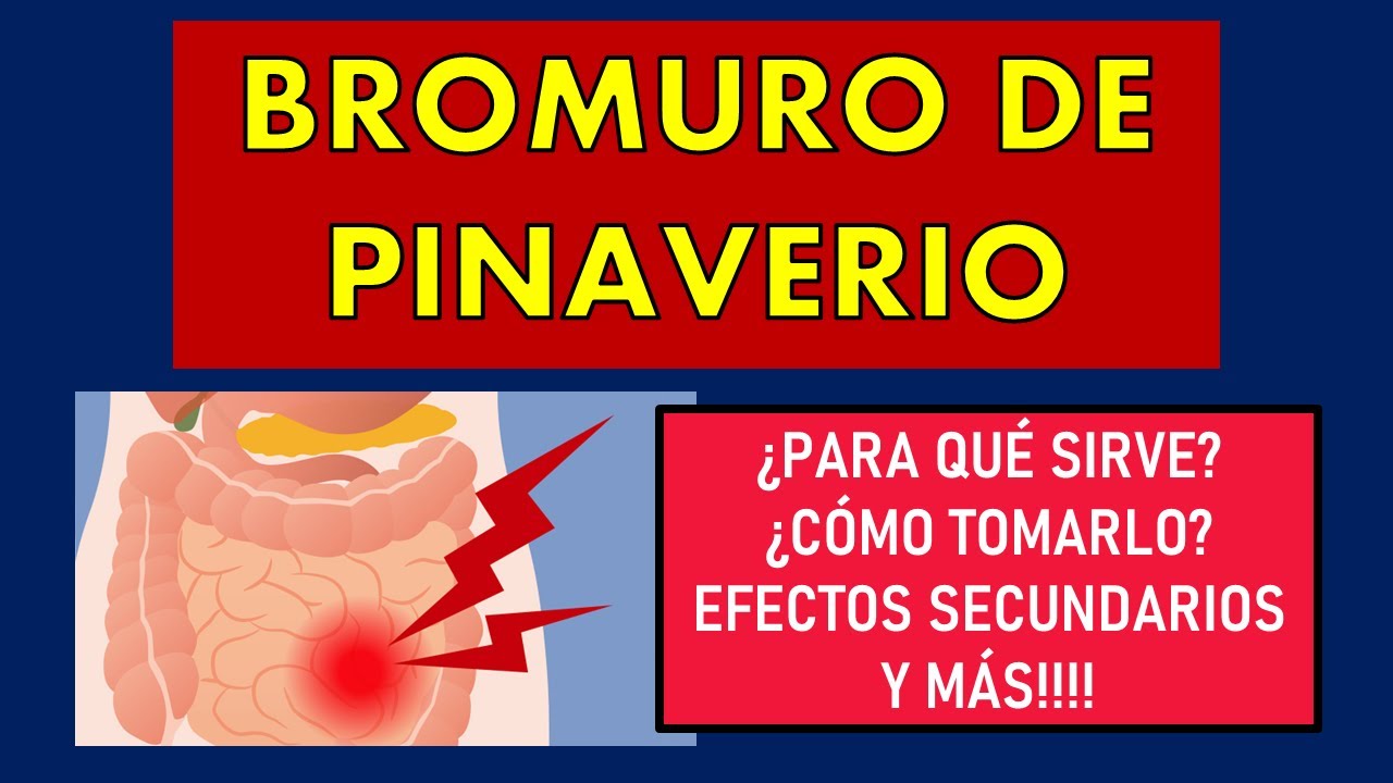 que pasa si tomo bromuro de pinaverio y alcohol