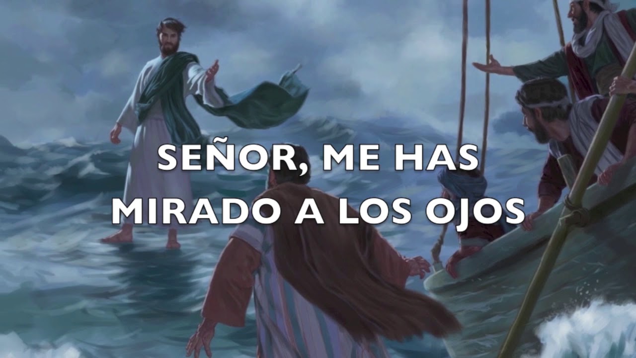 señor te he mirado a los ojos sonriendo