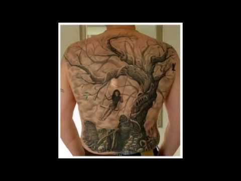 tatuajes de arboles en la espalda para hombres