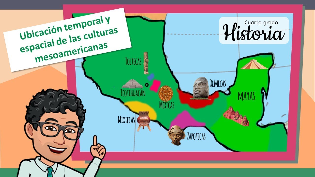 ubicación temporal y espacial de las culturas mesoamericanas