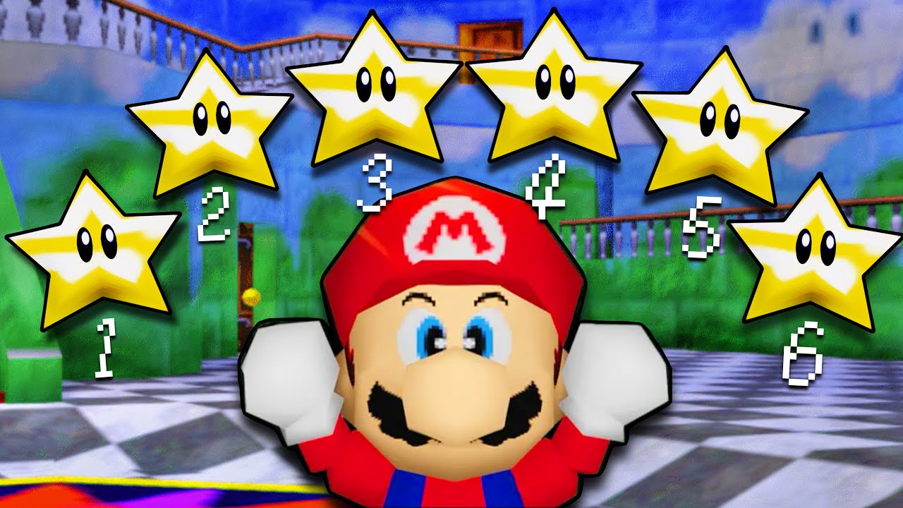 como conseguir todas las estrellas de mario 64