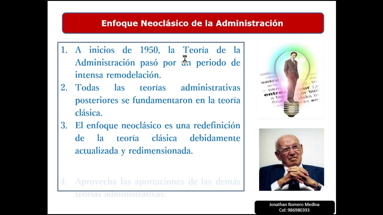 cuáles son las aportaciones del enfoque neoclásico administrativo