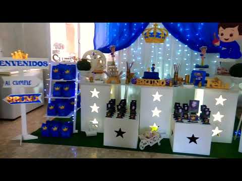 ideas para cumpleaños de 1 año varon de rey