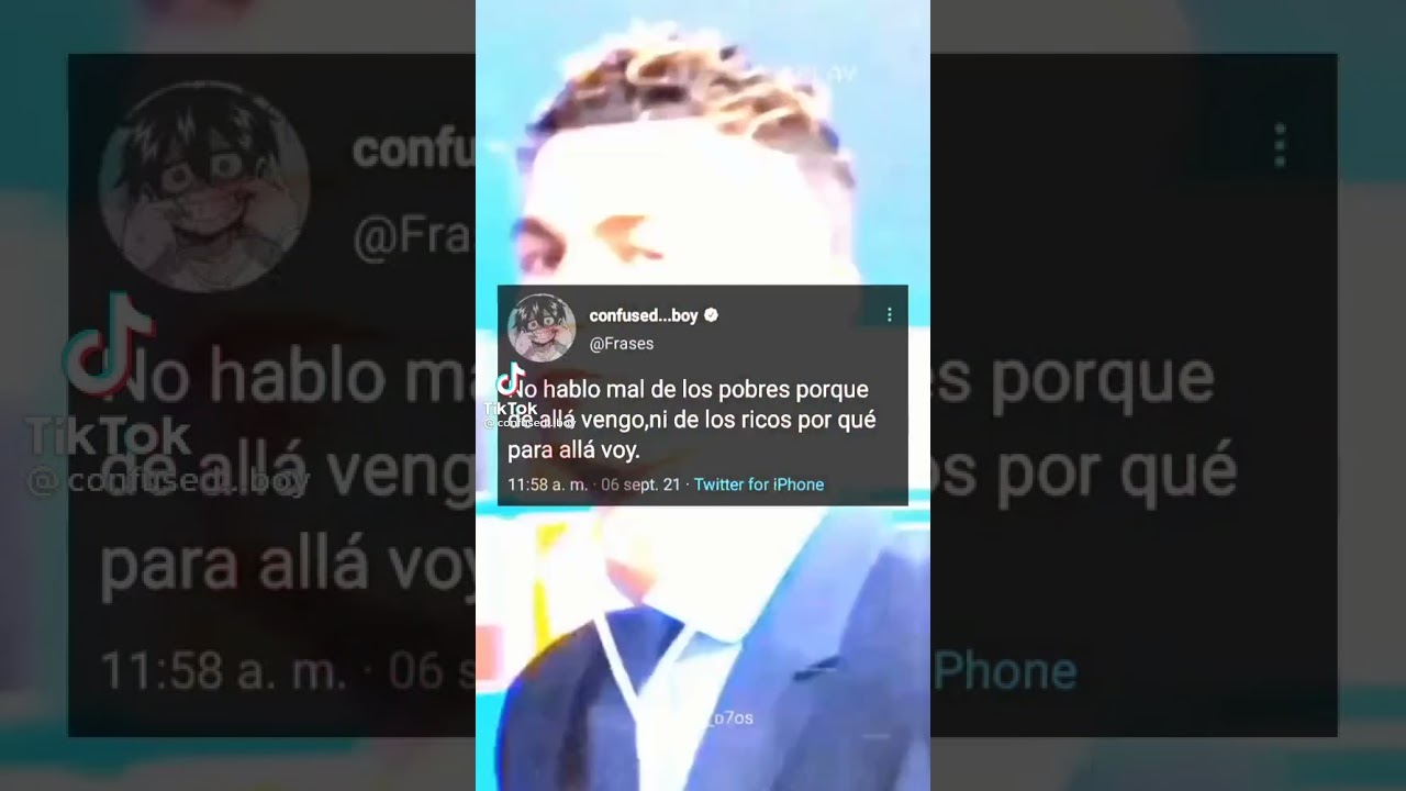 no hablo mal de los pobres porque de alla vengo
