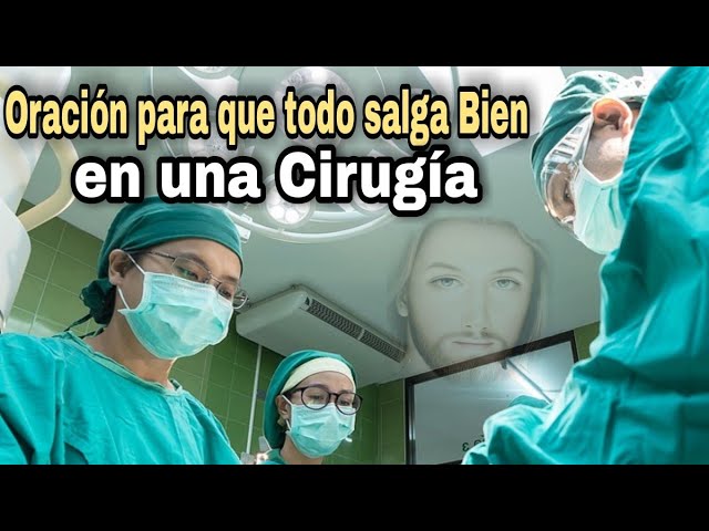 palabras para una persona que van a operar