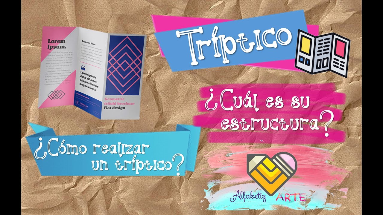 que va en la contraportada de un triptico