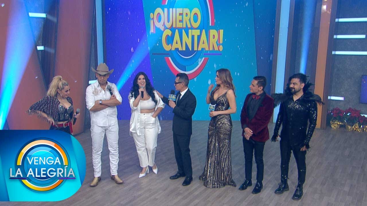 quien gano quiero cantar en venga la alegria