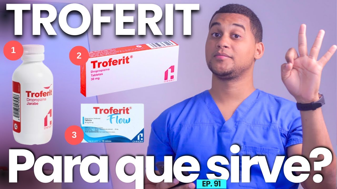 el troferit sirve para la tos con flemas