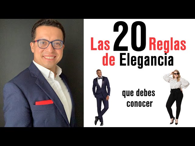 la elegancia no es una forma de vestir