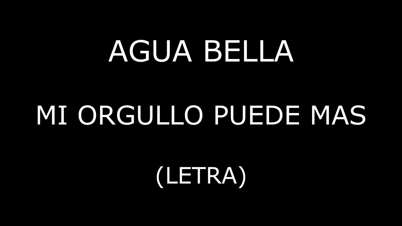 mi orgullo es mas fuerte que mis sentimientos