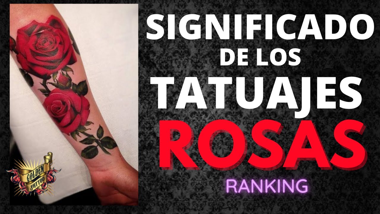 tatuaje de rosas en el brazo para mujer
