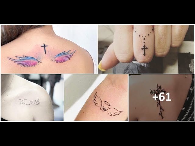 tatuajes de cruz para mujer en el brazo