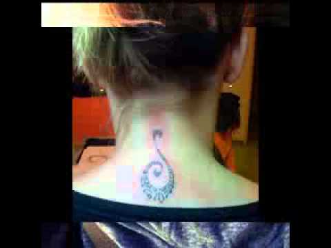 tatuajes en la parte de atras del cuello